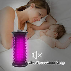 Dickinda Bug Zapper [Updated] Mosquito Killer Insect Trap Pest Control Light with Switch Button Electronic UV Lamp for Indoor Outdoor Bedroom, Kitchen, Office, Home