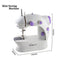 HAITRAL Mini Portable Sewing Machine with Light and Foot Pedal Adjustable Speed