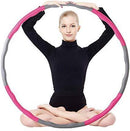 Auoxer Fitness Exercise Weighted Hoola Hoop, Lose Weight Fast by Fun Way to Workout, Fat Burning Healthy Model Sports Life, Detachable and Size Adjustable Design