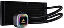 Corsair Hydro Series, H100i RGB PLATINUM SE, 240mm Radiator, Dual LL120 RGB PWM Fans