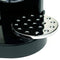 Modern Dry Food Dispenser with Dual Portion Control - Black & Chrome or White & Chrome Available (Dual Dispenser, Black)