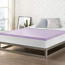 Best Price Mattress Mattress Topper - 2" Memory Foam Bed Topper Lavender Cooling Mattress Pad, Queen Size