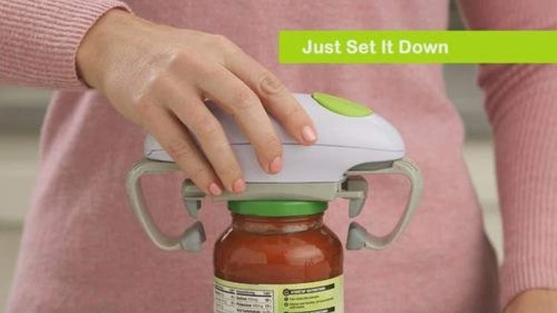 Super Handy Must Have Kitchen Gadget Strong TOUGH Robo Twist Automatic Jar Opener - Powerful Enough For New Factory Sealed Jars