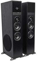 Rockville TM150B Black Home Theater System Tower Speakers 10" Sub/Blueooth/USB