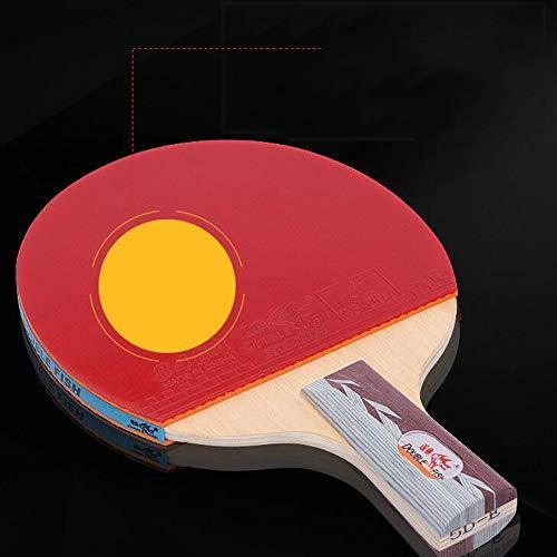 SSHHI Ping Pong Paddle,7 Layers of Wood,Home-Table Tennis Paddle,Comfortable Grip,Durable/As Shown/B