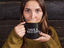 Funny Coffee Mug by Find Funny Gift Ideas | Unique Novelty Coffee Mugs for Men | Funny Coffee Mugs for Women | Have A Nice Day Middle Finger Coffee Mug | Great Coffee Gift