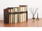 Office Square Decorative Metal Bookends - Heavy Duty & Adjustable Modern Design with Non-Skid Base