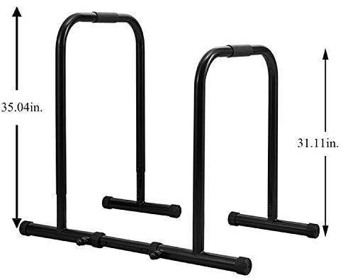 RELIFE REBUILD YOUR LIFE Dip Station Functional Heavy Duty Dip Stands Fitness Workout Dip bar Station Stabilizer Parallette Push Up Stand