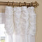 Half Price Drapes PTCH-112-108-RU Ruched Faux Silk Taffeta Curtain, Platinum