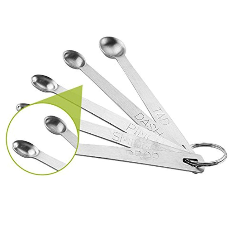 Mini Stainless Steel Measuring Spoons Set