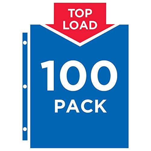 Avery Heavyweight Non-Glare Sheet Protectors, 8.5" x 11", Acid-Free, Archival Safe, Easy Load, 100ct (74102)