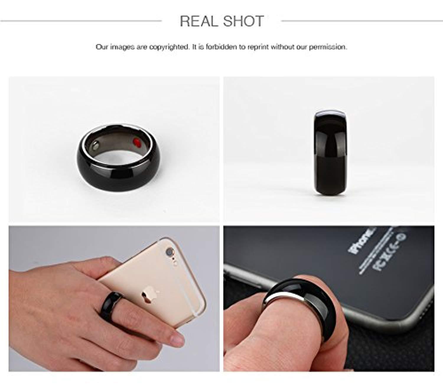 Wave Medical Products Vapeonly R3 NFC Magic Smart Ring Waterproof Electronics Mobile Phone Accessories Universal Compatible with Android iOS SmartRing Smart Watch (10#)