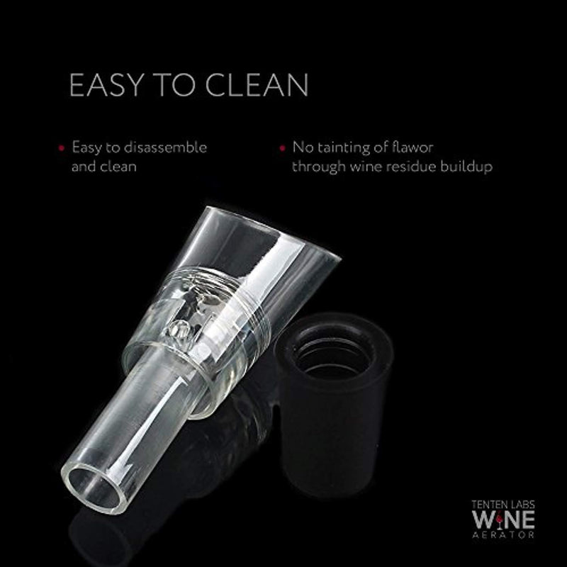 Wine Aerator Pourer (2-pack) - Premium Aerating Decanter Spout - Gift Box Included