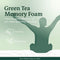 Zinus Memory Foam 12 Inch Green Tea Mattress, Twin, White