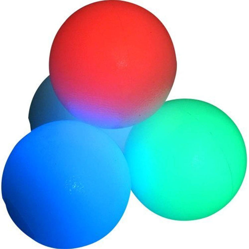 Nite Ize GlowStreak LED Dog Ball, Lights Up for Night Play Color:Disc-O Pack of 2