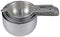 6 Piece Stainless Steel Measuring Cup Set by Cougar Chef - Stackable Measuring Set for Accurate Measuring of Dry and Liquid Ingredients for Cooking and Baking