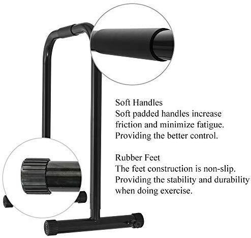 RELIFE REBUILD YOUR LIFE Dip Station Functional Heavy Duty Dip Stands Fitness Workout Dip bar Station Stabilizer Parallette Push Up Stand