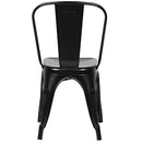 Poly and Bark Trattoria Side Chair in Black (Set of 4)