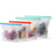 HOMELUX Reusable Silicone Food Storage Bags | Sandwich, Sous Vide, Liquid, Snack, Lunch, Fruit, Freezer Airtight Seal | BEST for preserving and cooking | UPGRADED HCZE - 2 Large & 2 small