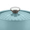 Rachael Ray Cucina Hard Porcelain Enamel Nonstick Covered Round Casserole, 4.5-Quart, Agave Blue