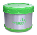 LunchBots Thermal 16 oz. All Stainless Steel Interior - Insulated Food Container Stays Warm for up to 5 Hours or Cold for 10 Hours - Leak Proof Soup Jar for Portable Convenience - Lime Green