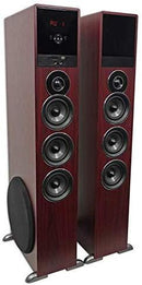 Rockville TM150B Black Home Theater System Tower Speakers 10" Sub/Blueooth/USB