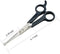 Elfirly Professional Pet Grooming Scissor with Round Tip Stainless Steel Dog Eye Cutter for Dogs and Cats, Professional Grooming Tool, Size 6.70" x 2.6" x 0.43"