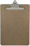 Letter Size Clipboard Standard Clip 9'' x 12.5'' Hardboard (Pack of 6)