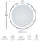 London Luxury 10X Magnifying Makeup Mirror | Lighted Makeup Mirror With 20 LEDs | 8" Wide | Travel Vanity Mirror Is Compact | Suction Cup With 360 Rotation | Battery Operated...