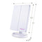 Pretty See Tri-Fold LED Lighted Makeup Mirror Touch Screen, 21 LED Lights, 1X/2X/3X Magnifying Vanity Mirrors