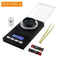 TedGem Digital Milligram Scale 50 X 0.001g - Reloading Jewelry Scale Digital Weight Mini LCD Pocket Lab Scale with Calibration Weights Tweezers and Weighing Pans（Include 2 Batteries)