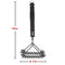 Grill Brush Bristle Free - Grill Brush - 18'' Rust Proof Triple Stainless Steel BBQ Grill Cleaner for Steel, Porcelain, Iron,Ceramic Grates