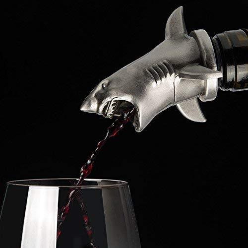 TenTen Labs Wine Aerator Pourer (2-pack) - Decanter Premium Aerating Spout - Gift Box IncludedStainless Steel Zombie Wine Aerator Pourer - Deluxe Decanter Spout for Robust Red and White Wine - Pour Amore Bottle Pourer/Stopper & Air Diffuser