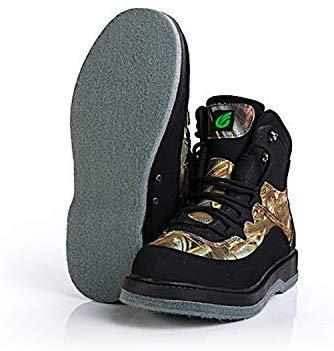 NEYGU Breathable Quick-Dry Wading Shoes with Felt Sole Used for Neoprene Stocking Foot Wader,Camo Wader Boots for Fishing and Hunting