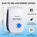 Ultrasonic Pest Repeller pack of 10 Electronic Pest Control Devices For Mice,Rodents,Spiders,Bugs,Ants,Insect,fly,rat,roaches Eco-Friendly indoor Plug-In Mosquito Repellent Humans&Pets Safe No Baits