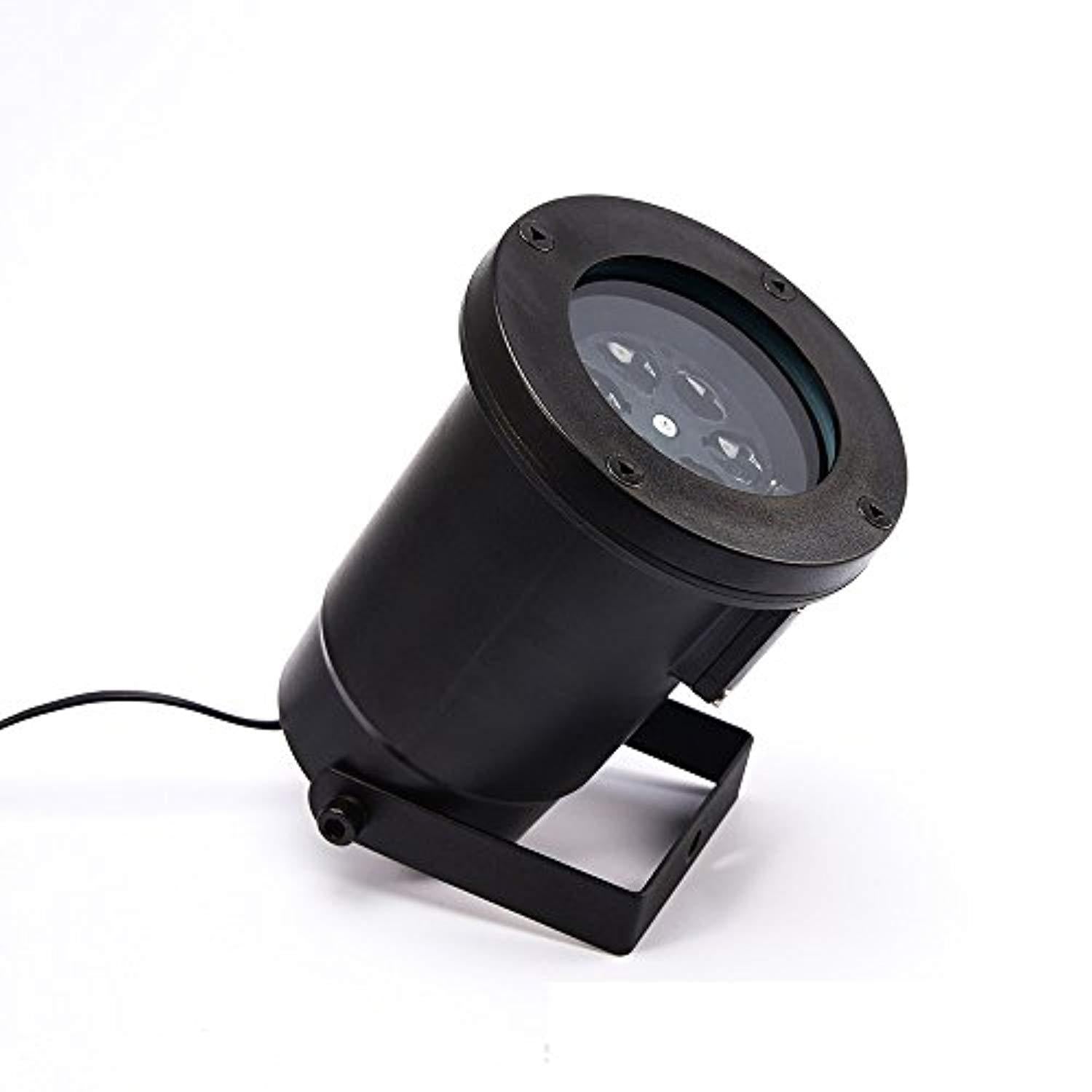 Christmas Projector Light White Snowflake Waterproof Motion Projector Snowflake Spotlight LED Light for Patio, Lawn, Garden Holiday Party