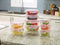 Vibz Glass Food Storage Containers - 18 Piece - Prep, Freeze, Reheat, Bake, Oven Safe Containers for Home and Work - Lunch Containers Portion Control Containers - We Make Mommies Happier