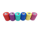 WildCow Vet Wrap Bulk, Bandage Wrap Vet Tape (2, 3 or 4 Inch), Assorted Colors (Pack of 6 or 18), Waterproof Self Adherent