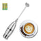 LILPARTNER Milk Frother Electric Handheld Foamer Maker For Coffee, Hot Chocolate, Latte, Cappuccinos, Durable Stainless Steel Drink Mixer With Double Spring Spiral Whisk