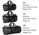 MIER Waterproof Dry Duffel Bag Airtight TPU Dry Bag for Motorcycle, Kayaking, Rafting, Skiing, Travel, Hiking, Camping