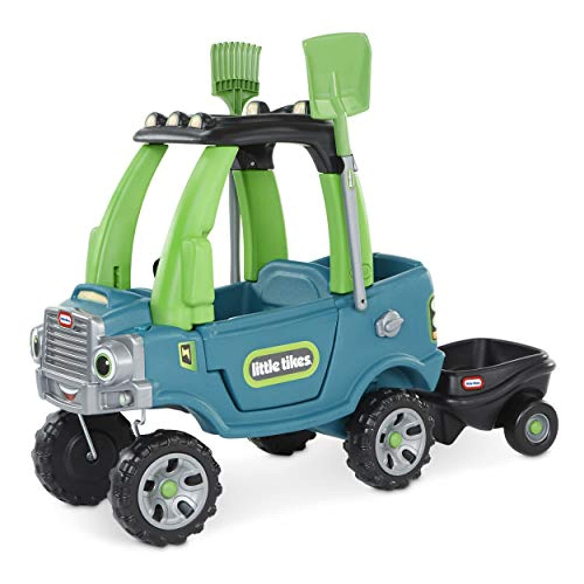 little tikes garden tools - rake and shovel set Little Tikes Go Green! Cozy Truck w/ Trailer & Garden Tools for Kids