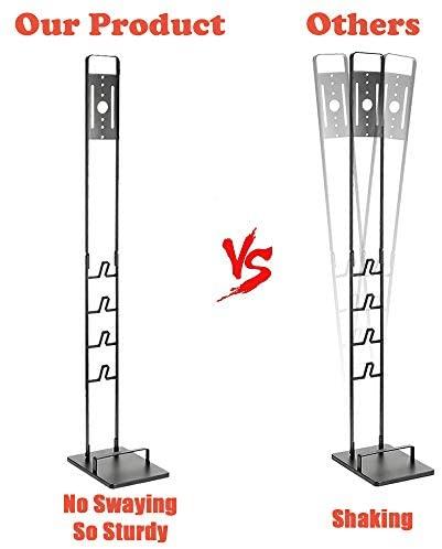 FOHO Vacuum Stand for Dyson V11 V10 V8 V7 V6,Stable Metal Storage Bracket Stand Holder for Dyson Handheld DC30 DC31 DC34 DC35 DC58 DC59 DC62 Cordless Vacuum Cleaners & Accessories & Attachments