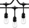 SUNTHIN Pack of 2 48ft String of Lights with 15 x E26 Sockets and Hanging Loops 18 x 11 Watt S14 Bulbs 3 Spares Indoor Outdoor String Lights Commercial String Lights Patio Lights Light Strings