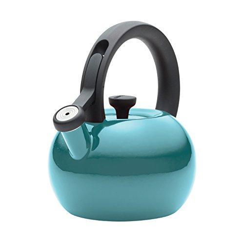 Circulon 2-Quart Circles Teakettle, Capri Turquoise