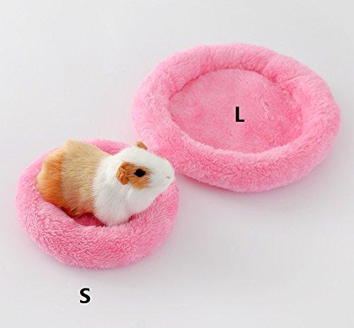 Hamster Bed Soft Warm Cushion for Small Animal - Warm House Sleep Mat Pad for Hamster/Guinea Pigs/Hedgehog/Squirrel/Mice/Rats/Chinchilla