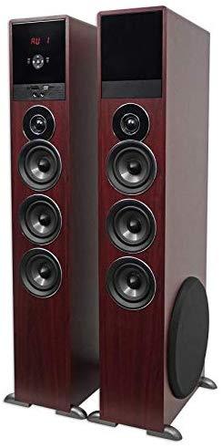 Rockville TM150B Black Home Theater System Tower Speakers 10" Sub/Blueooth/USB