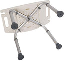 SoSo-BanTian1989 Adjustable Elderly Bath Shower Chair Stool (Gray)