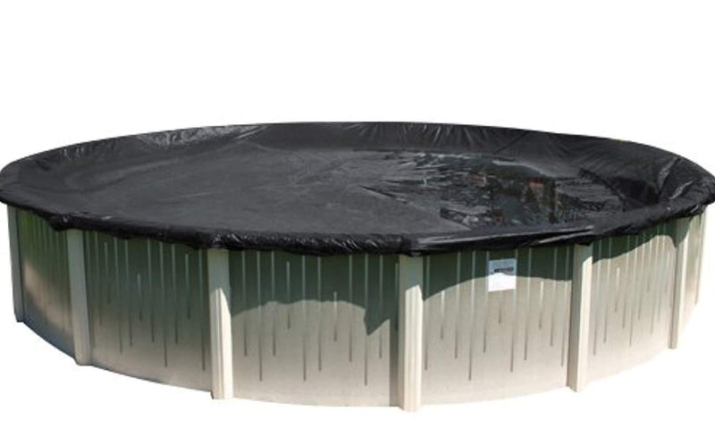 Qikafan 24' Round Above Ground Swimming Pool Winter Cover 10 Year Limited Warranty