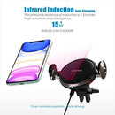 15W Fast Wireless Car Charger Mount - Qi Wireless Charging Car Mount with Infrared Auto-Clamping.Windshield/Air Vent Phone Holder.Quick Charging for iPhone 11/Pro/MAX/XS/XR/X/8/Plus Samsung S10/S10+