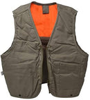 Nickanny's Sportsman Blaze Orange and Tan Youth Kids Field Shell Hunting Vest Fits Snug